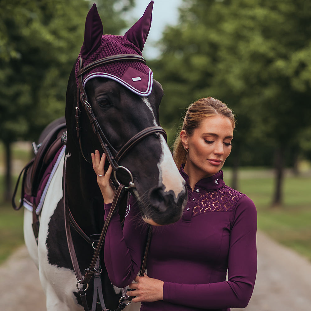 Purple White Edge | Equestrian Stockholm