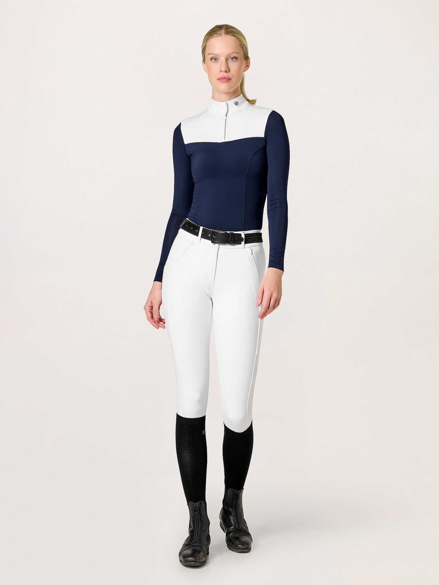 Reithose Elite White