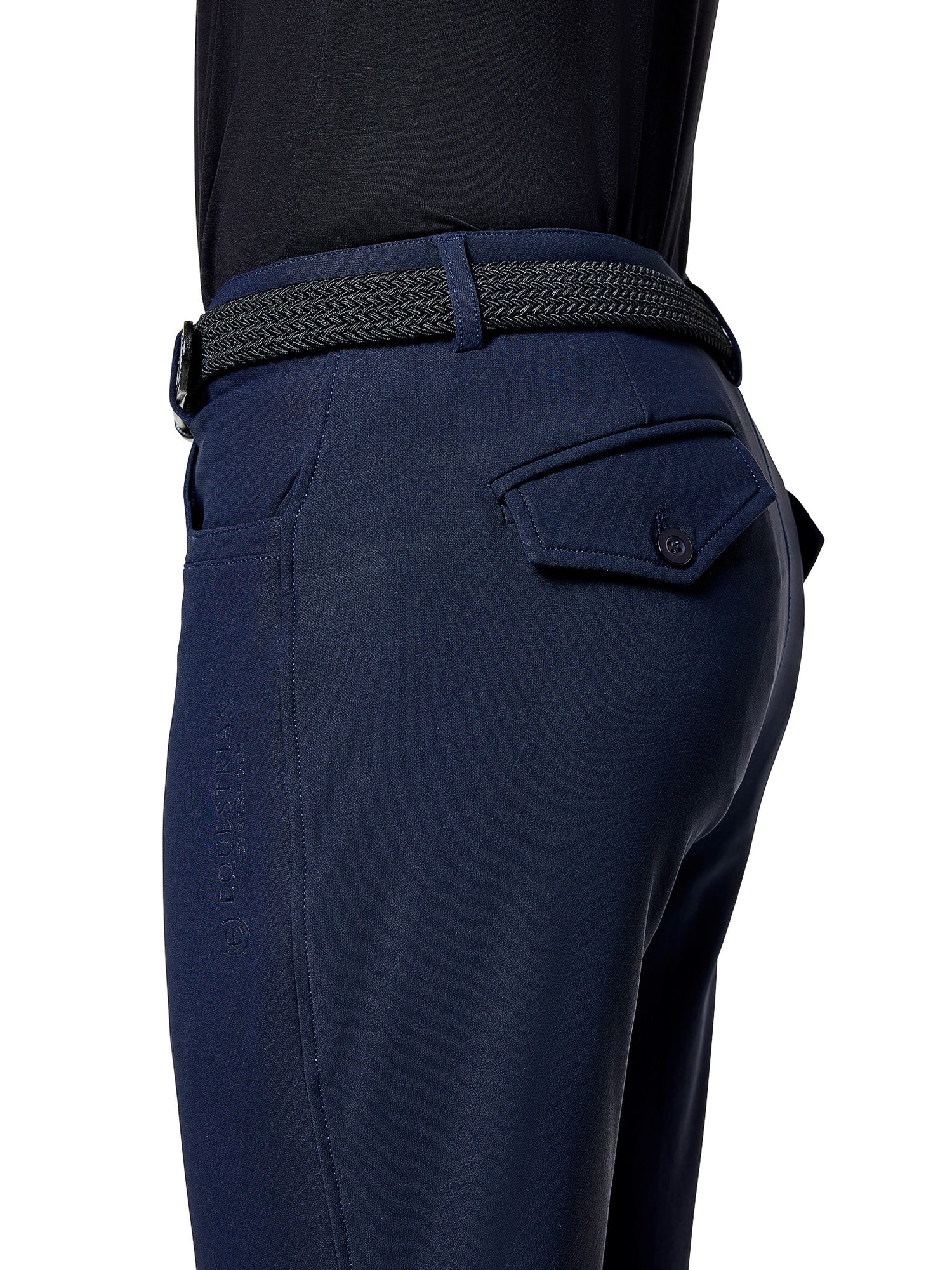 Riding Breeches Men Active Navy