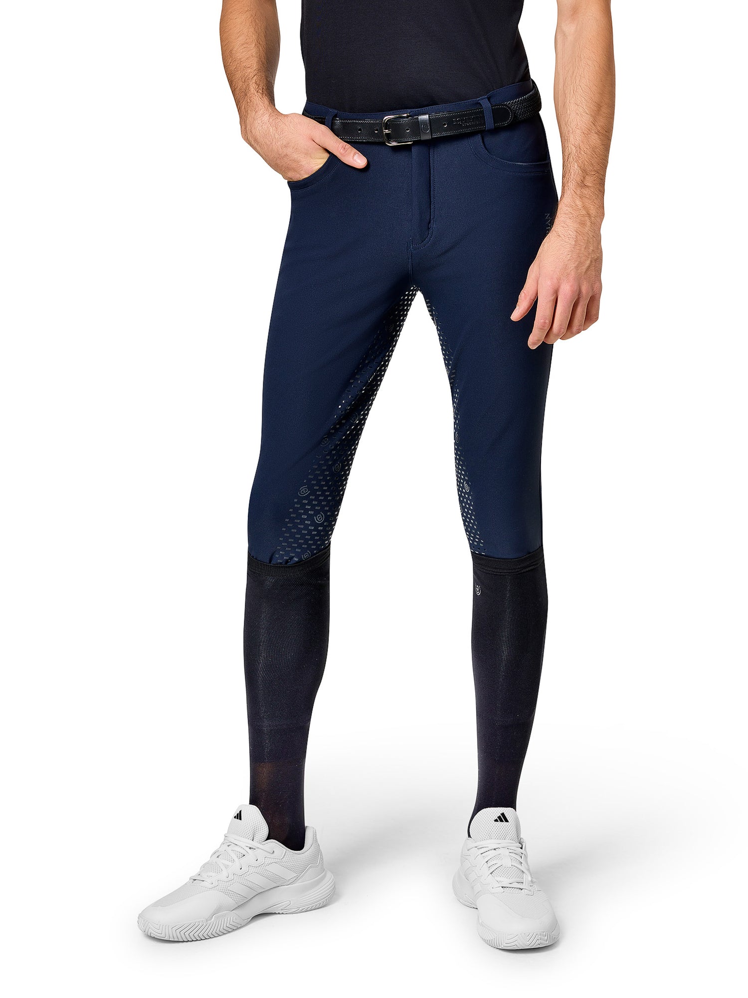 Riding Breeches Men Active Navy