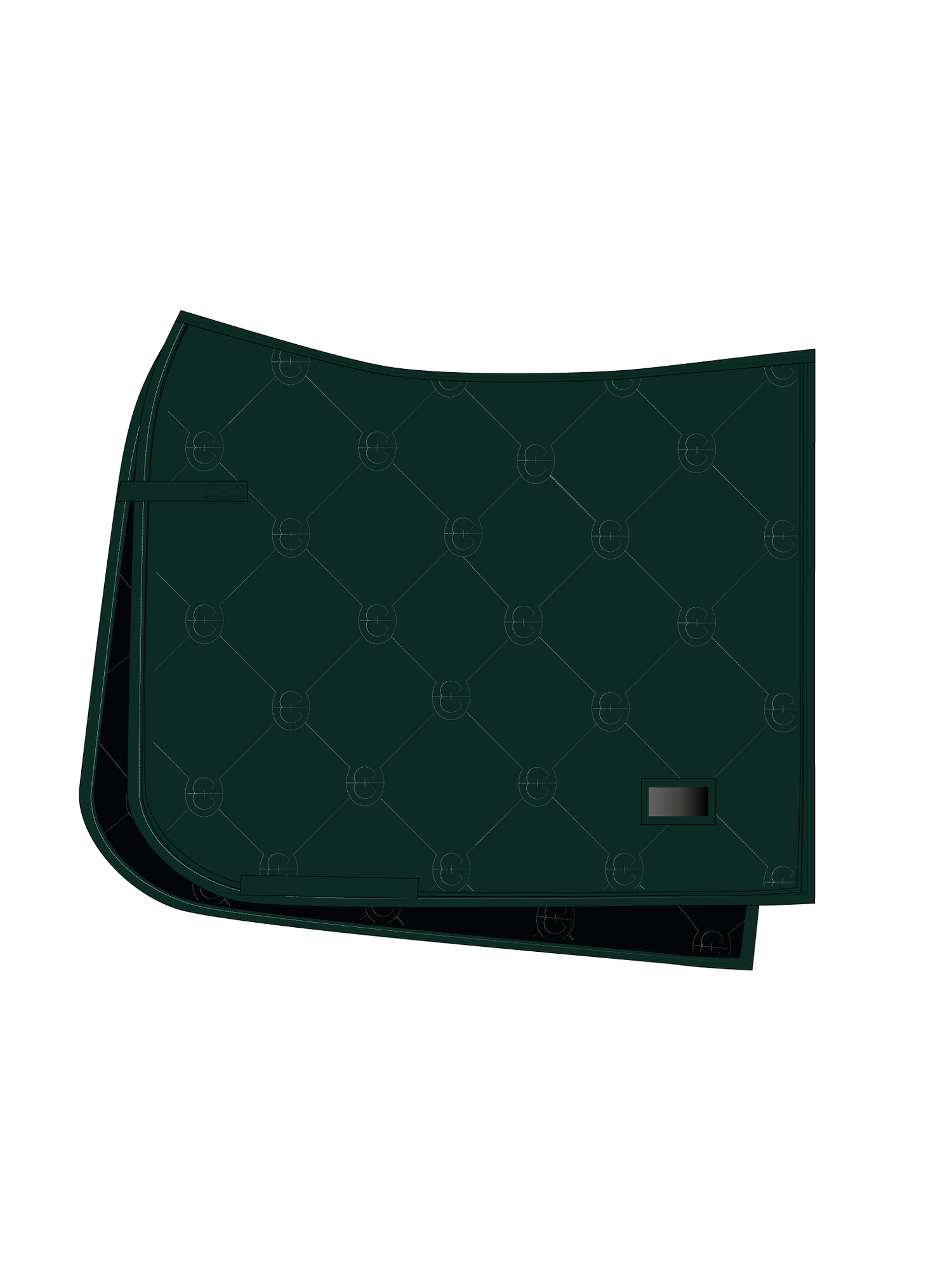 Dressage Saddle Pad Satin Sycamore Green