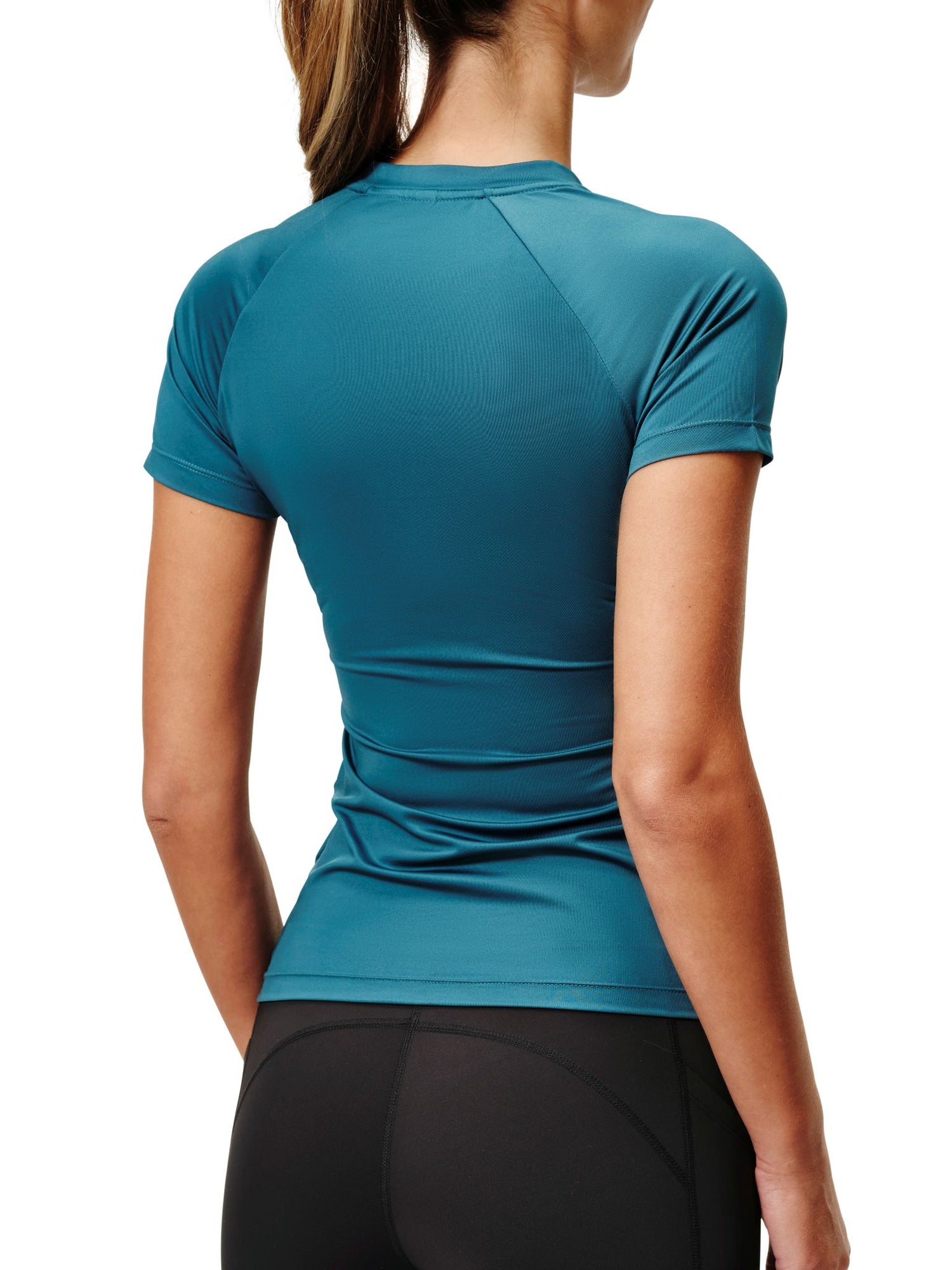 Dynamic Base Layer Short Sleeve Teal Blue