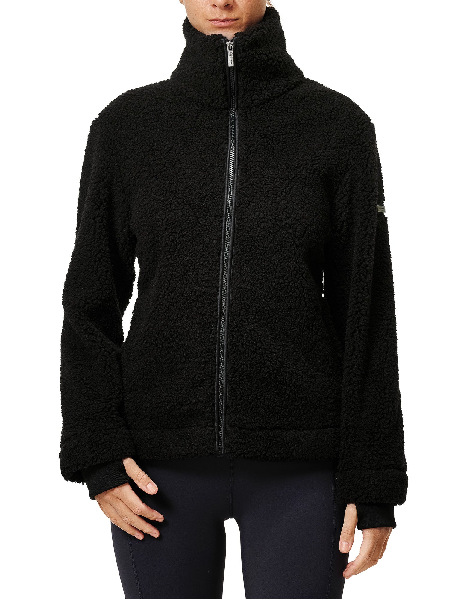 Veste Teddy polaire Black