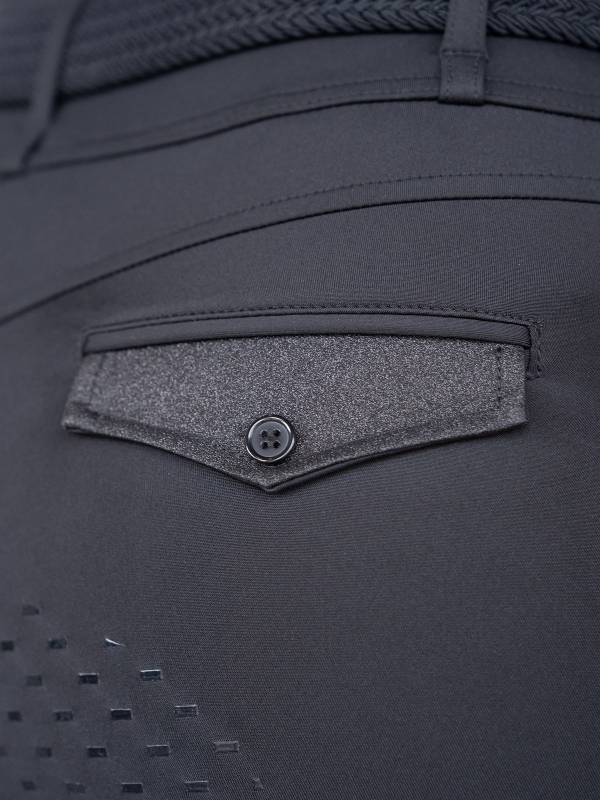 Riding Tights Premium Black Glimmer