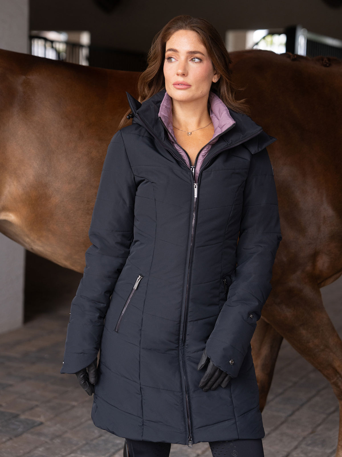 Denali Winter Jacket Black Blush
