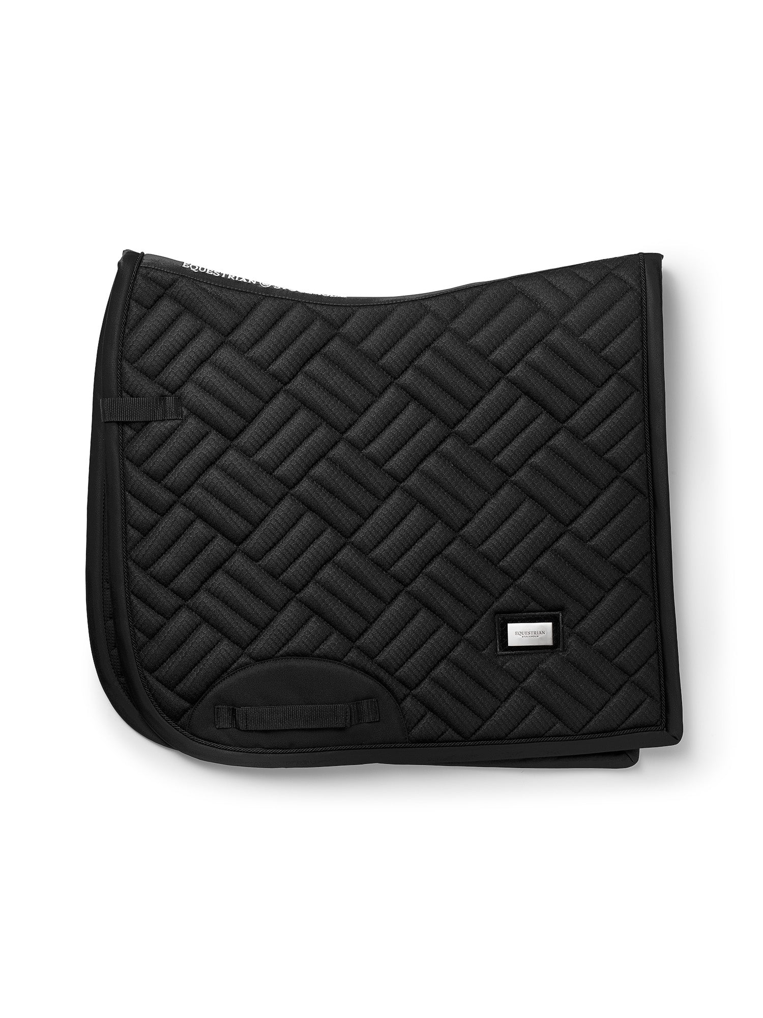 Dressage Saddle Pad Modern Mesh Black