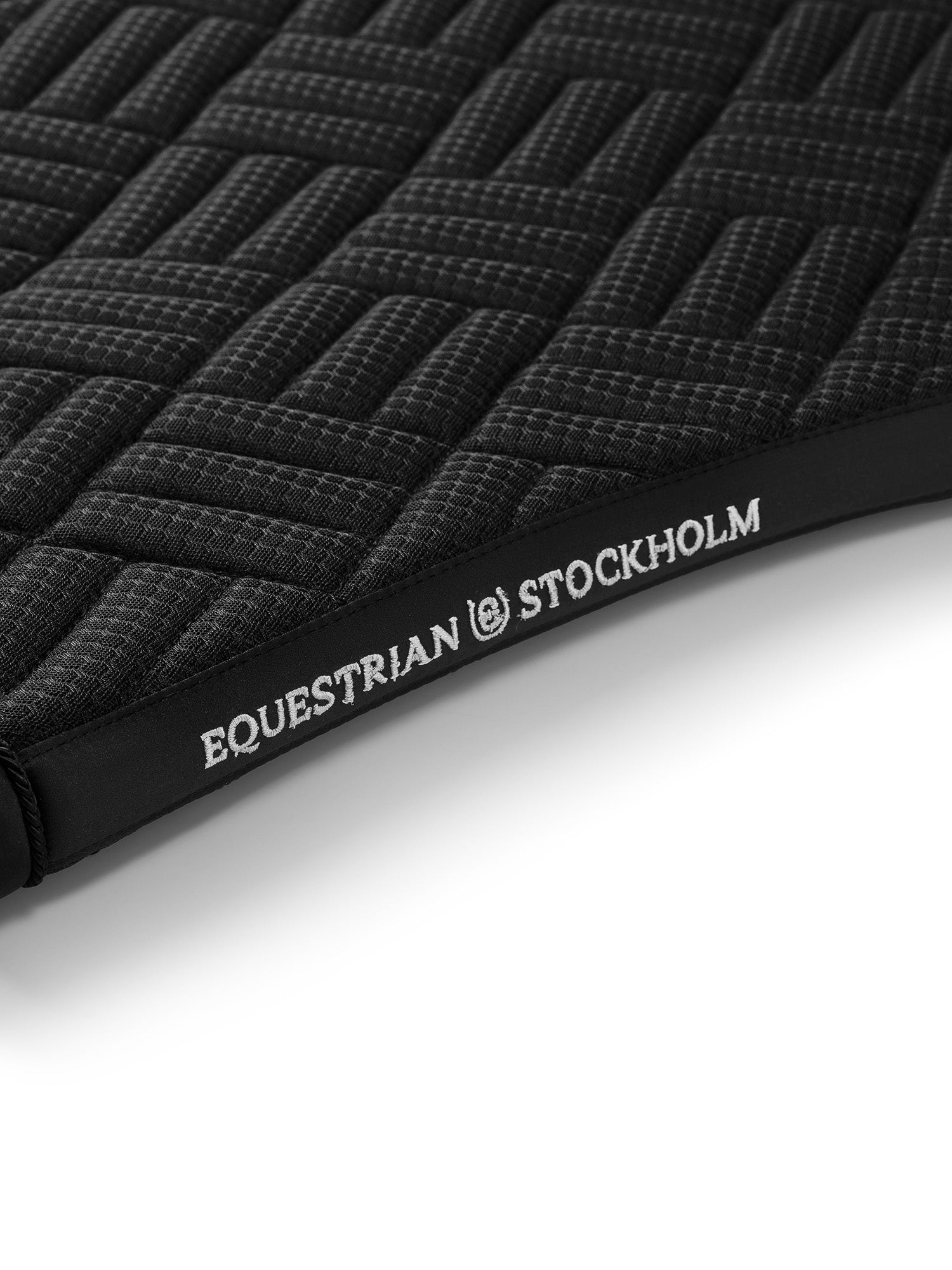 Dressage Saddle Pad Modern Mesh Black