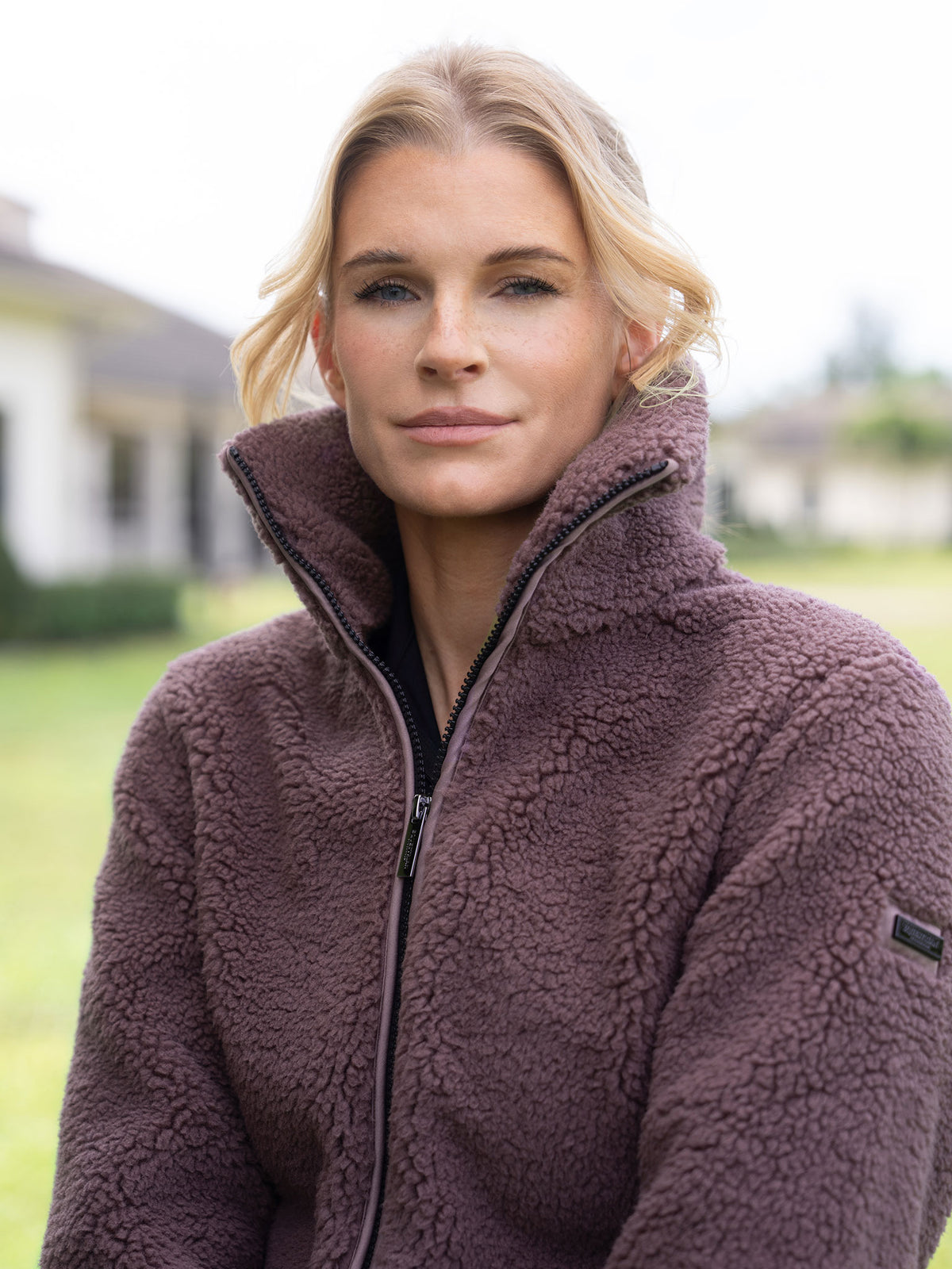 Chaqueta Teddy Fleece Blush