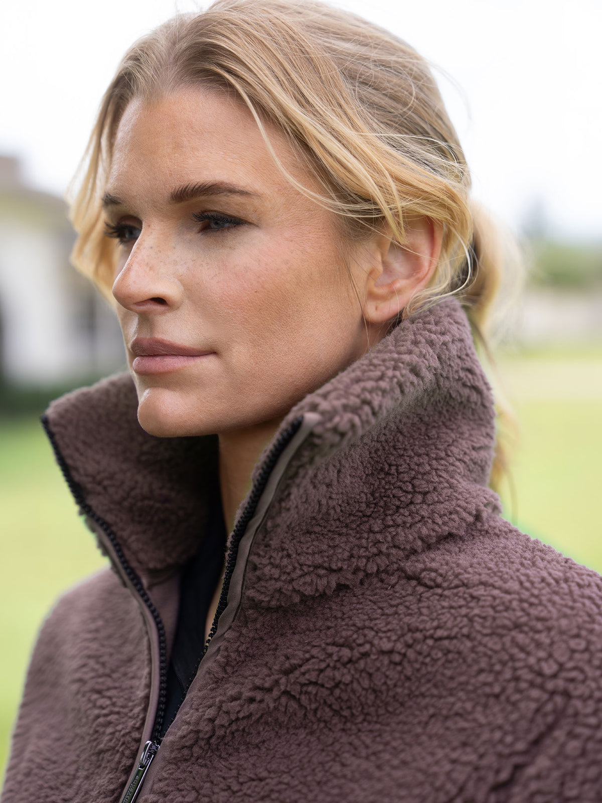 Chaqueta Teddy Fleece Blush