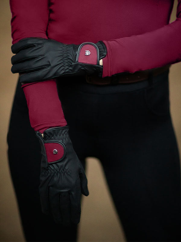 Riding Gloves Motion Bordeaux