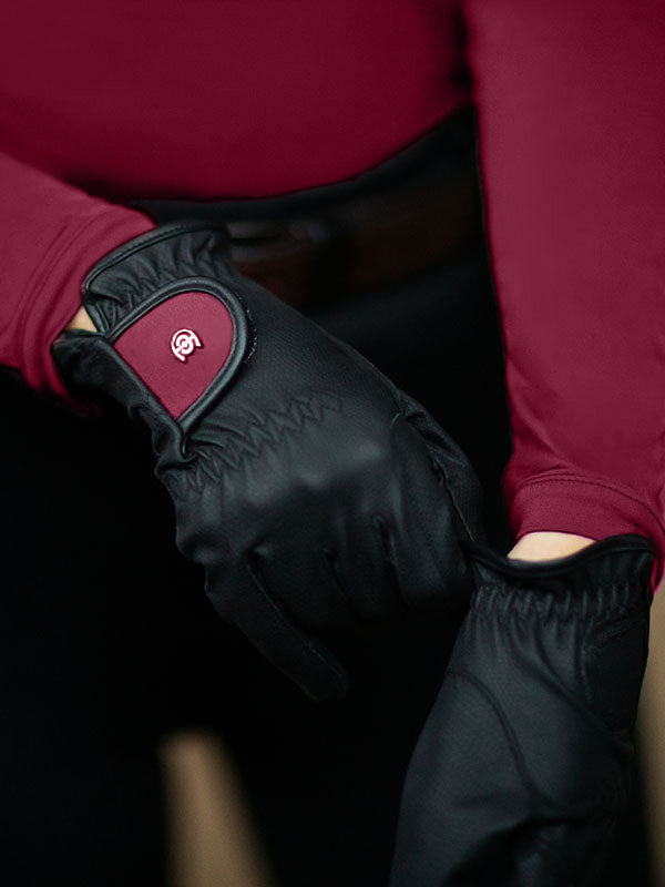 Riding Gloves Motion Bordeaux