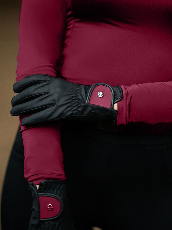 Riding Gloves Motion Bordeaux