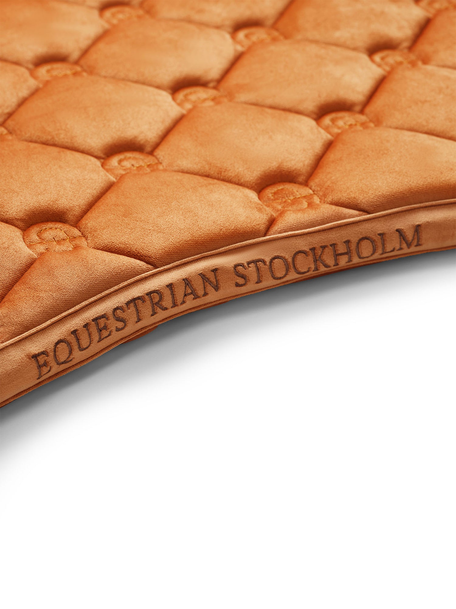 Dressage Saddle Pad Velvet Chestnut