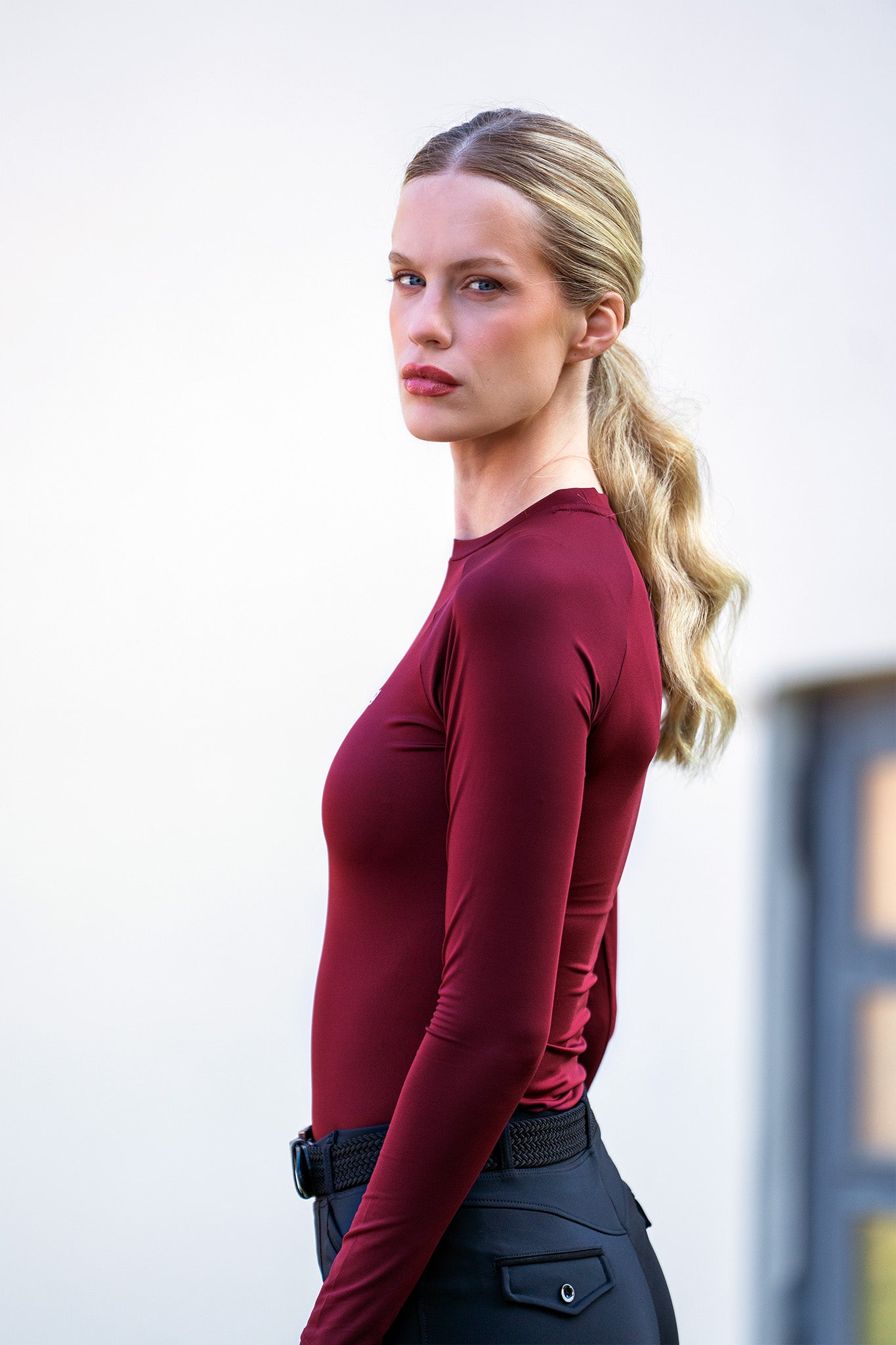 Dynamic Base Layer Top Bordeaux