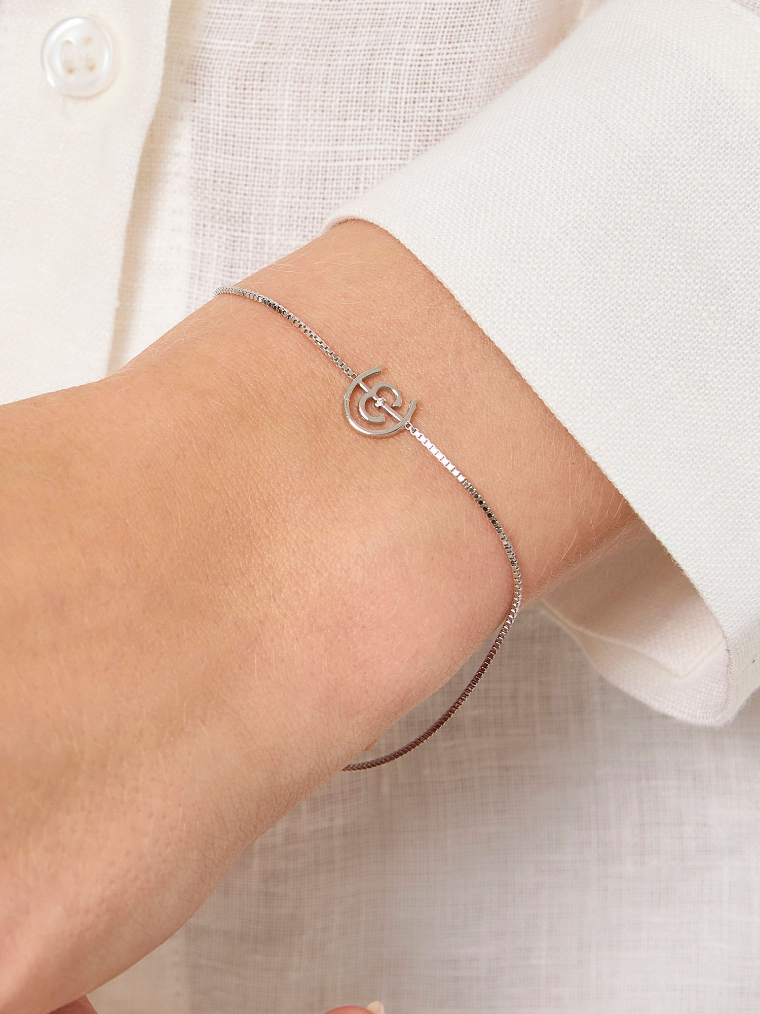 Logo Bracelet Silver