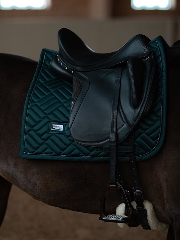 Dressage Saddle Pad Modern Dramatic Monday