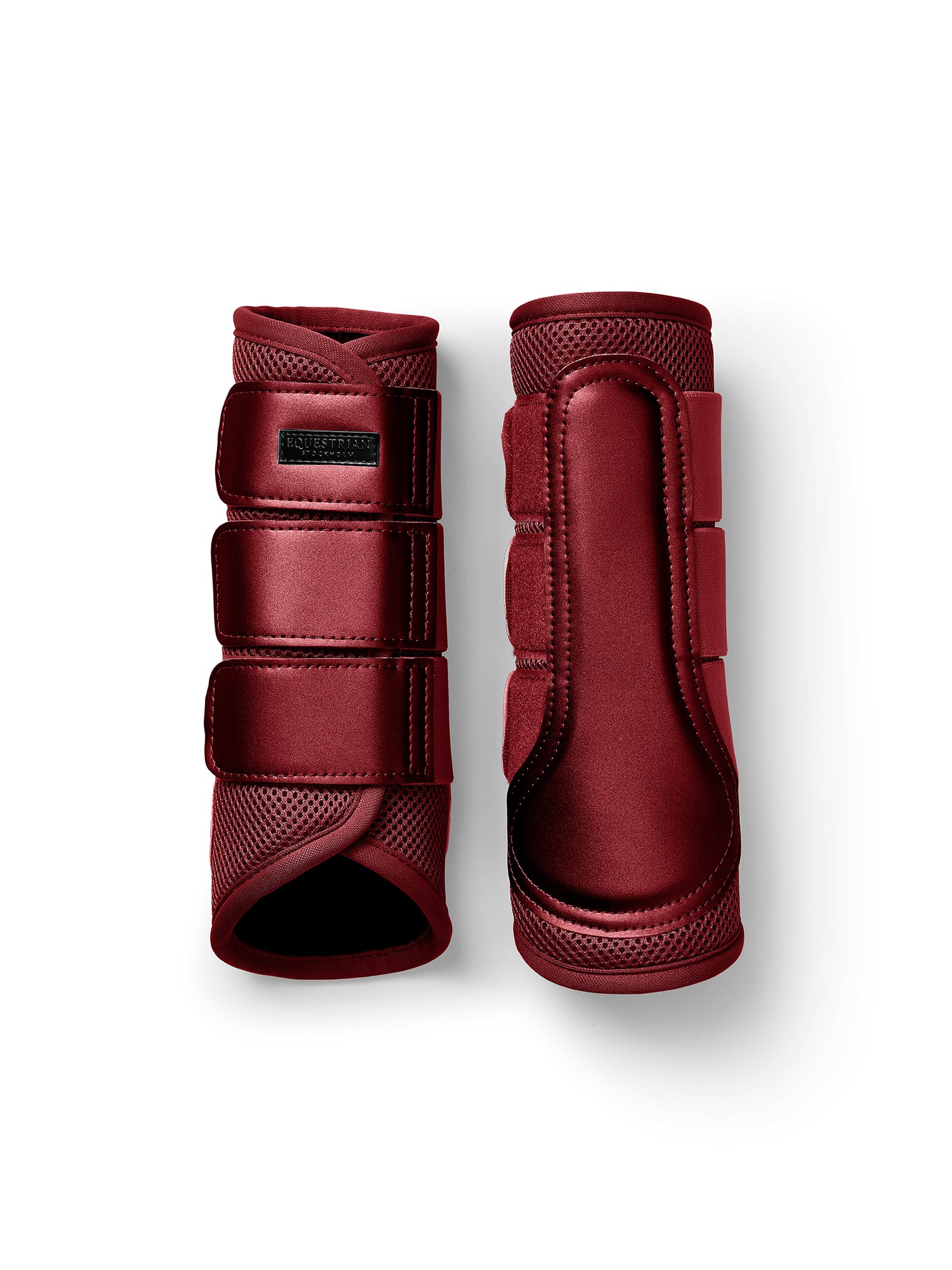 Mesh Brushing Boots Bordeaux