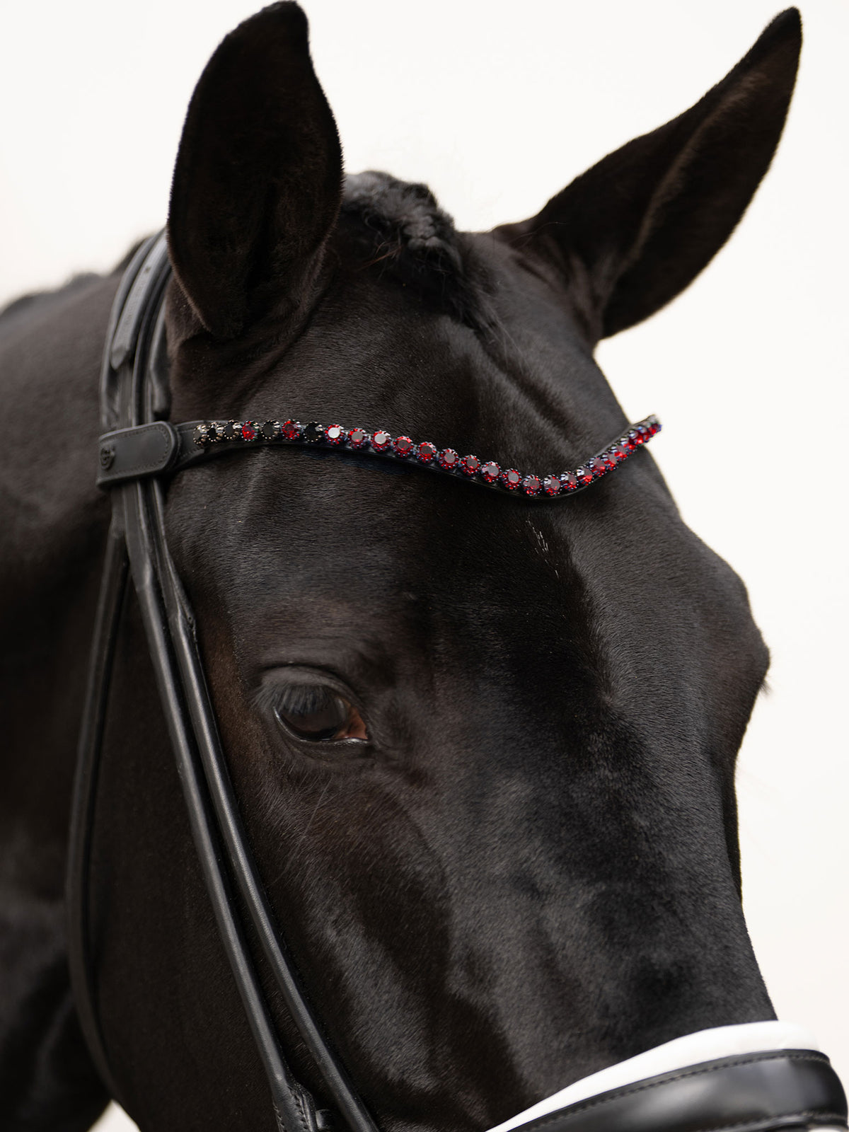 Browband Faded Merlot 8 mm