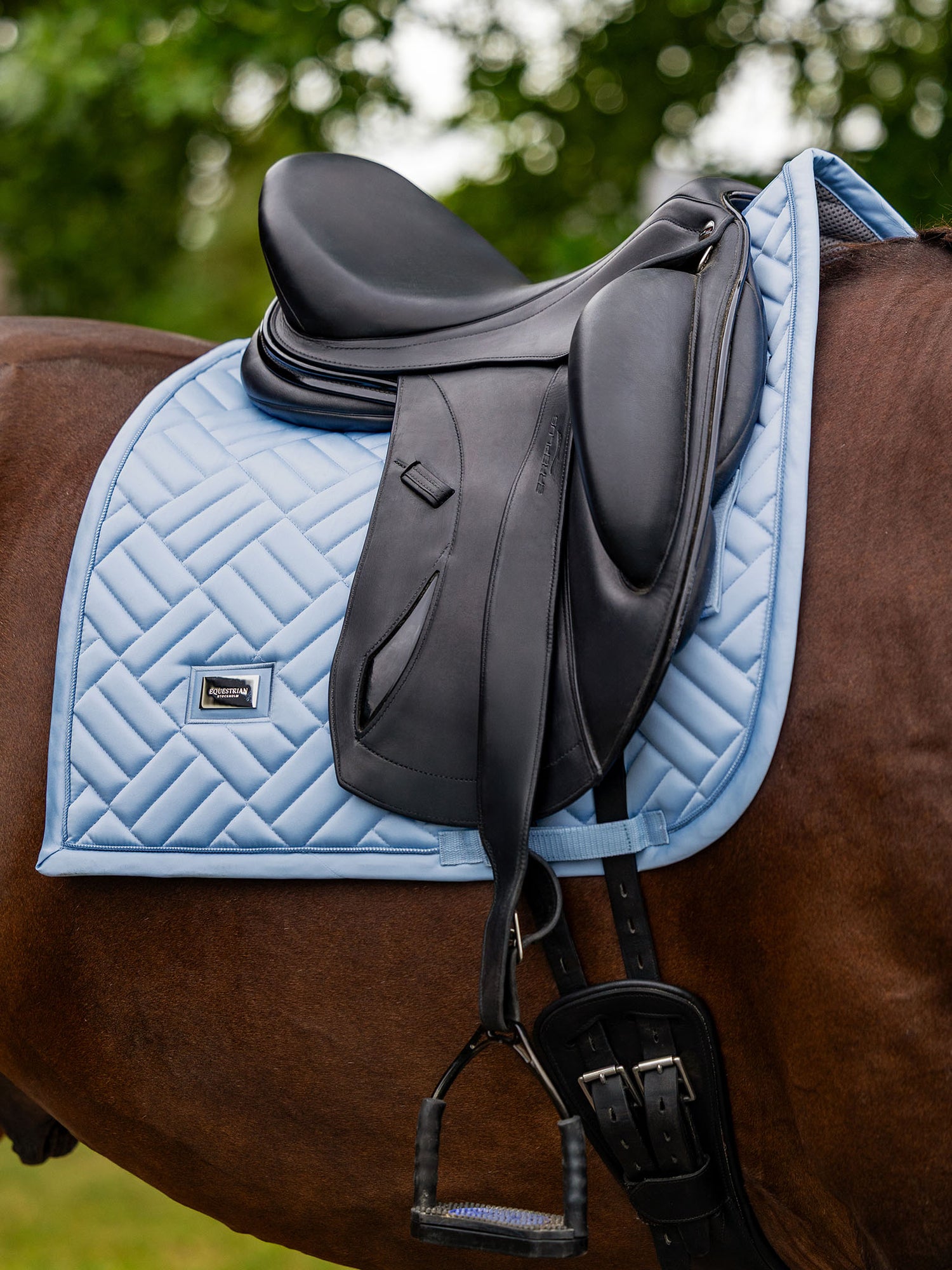 Dressage Saddle Pad Modern Midsummer Blue
