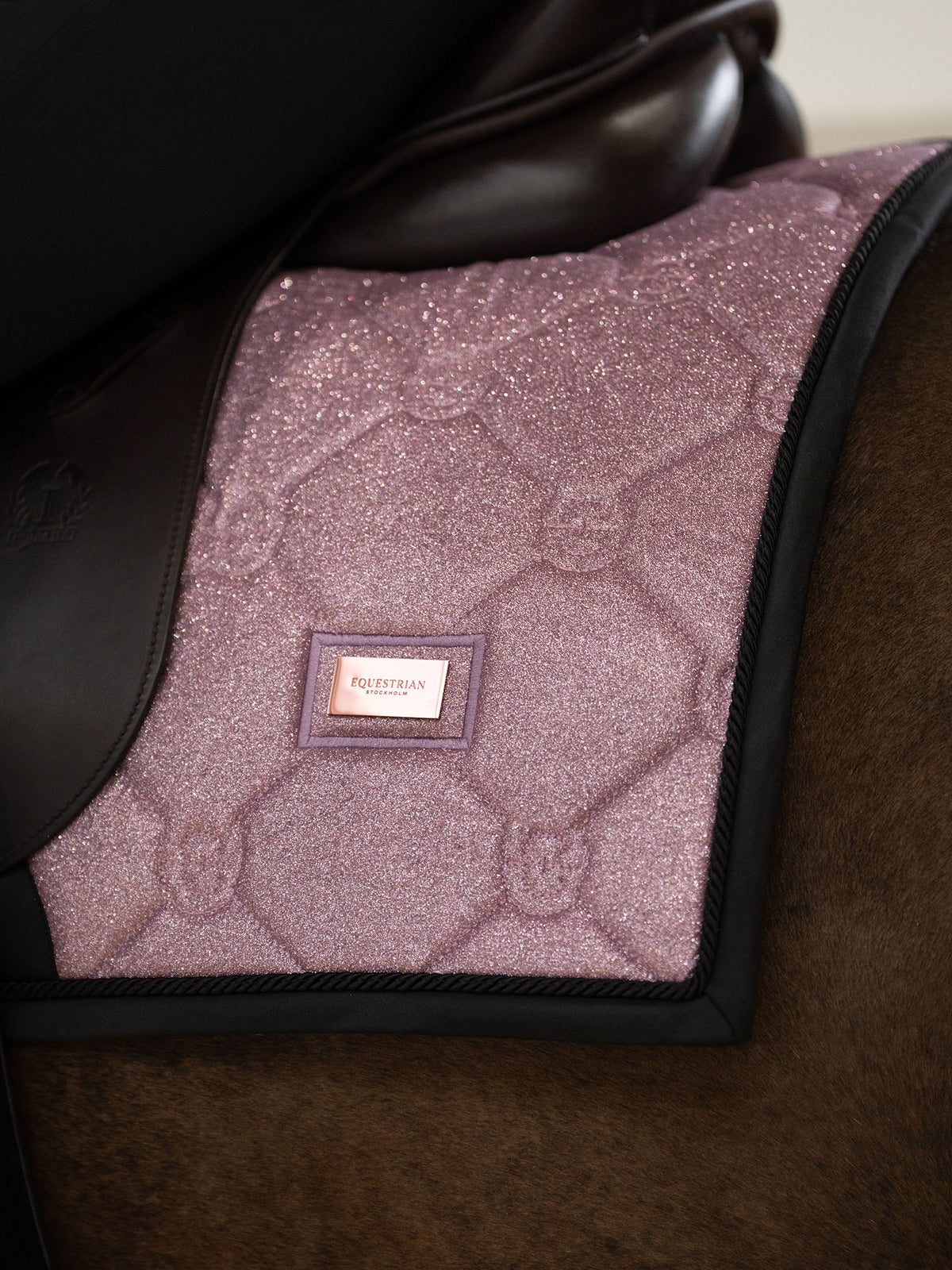 Dressage Saddle Pad Pink Glimmer