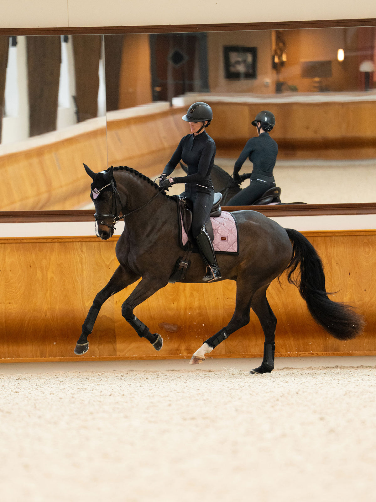 Cuffia Per Cavallo Pink Glimmer