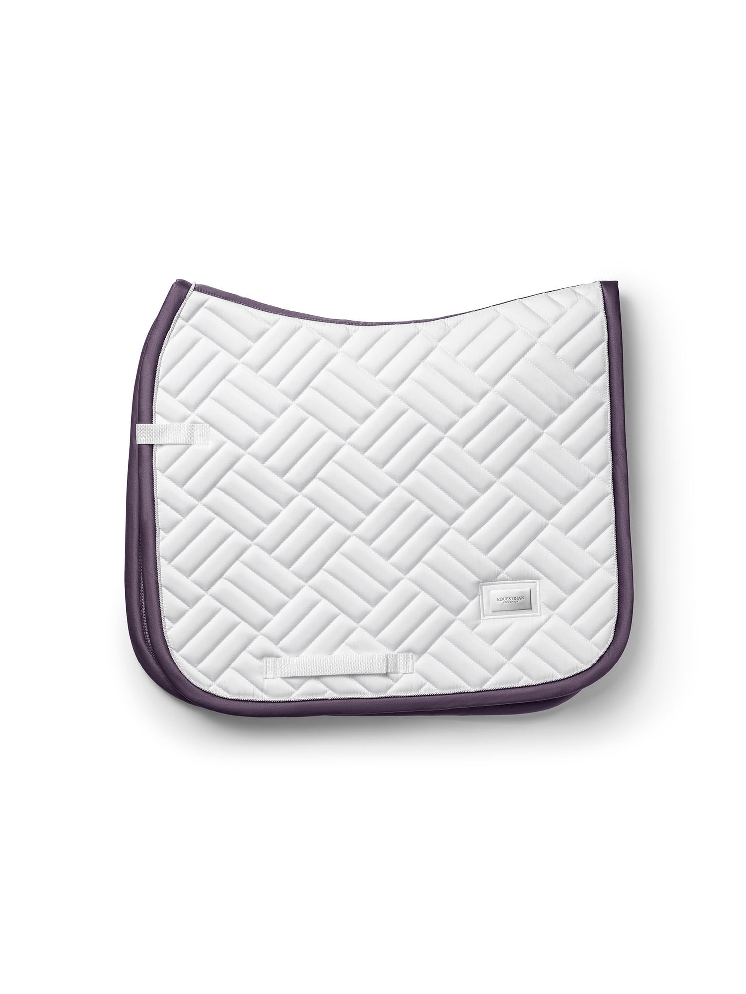 Dressuur Zadeldekje Modern White Dark Violet