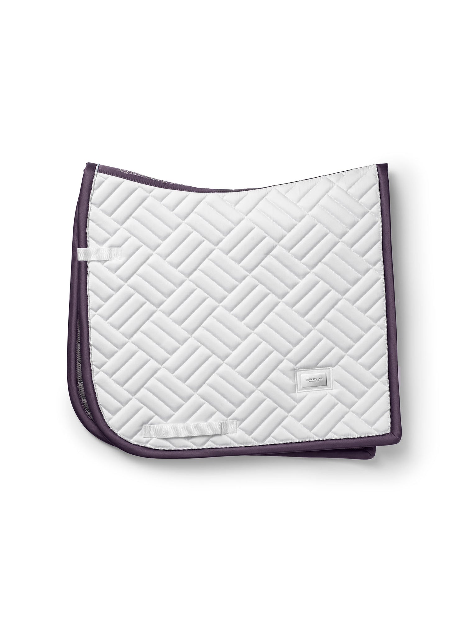 Dressage Saddle Pad Modern White Dark Violet