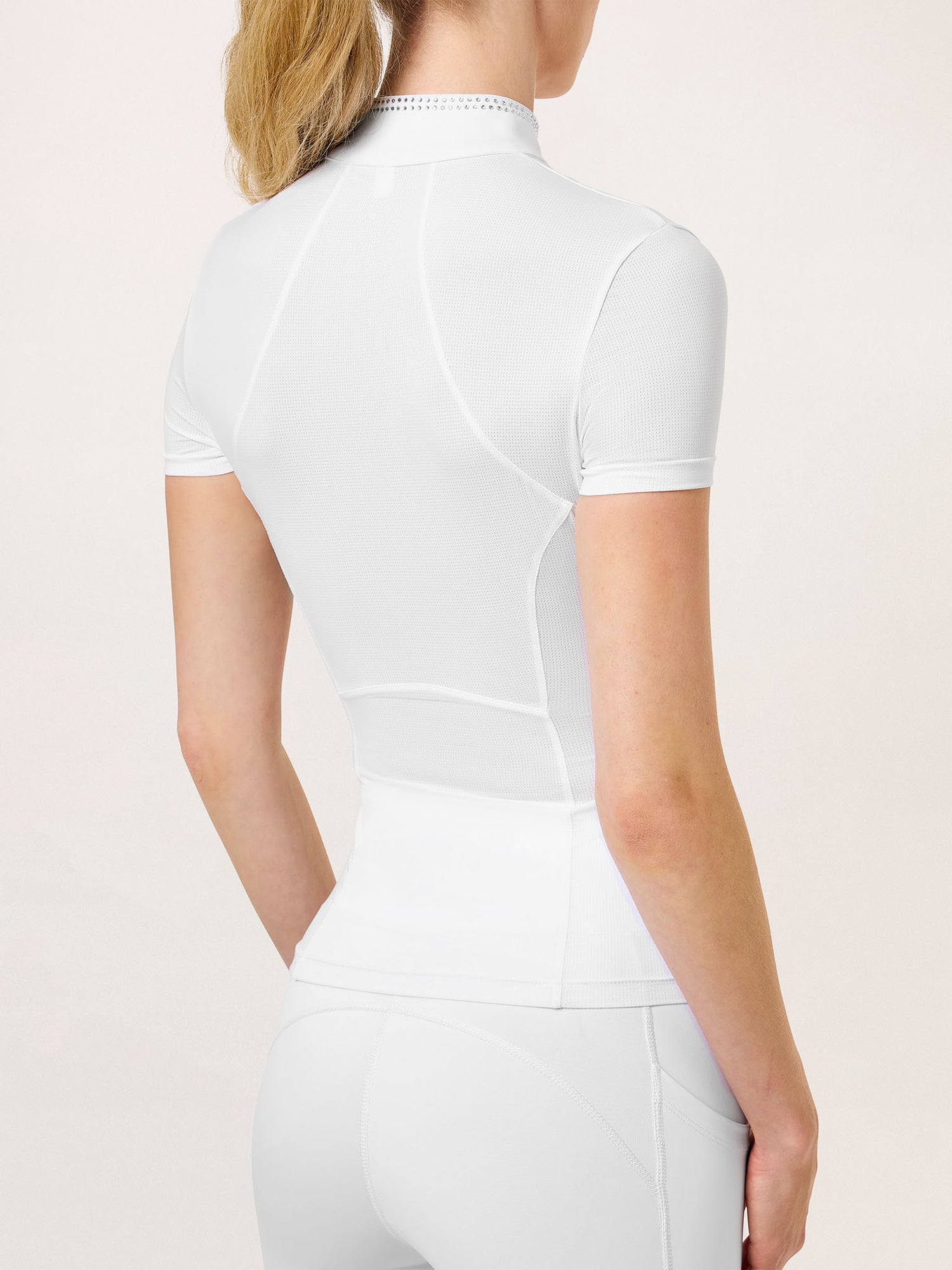 Revenew Competition Top Short Sleeve White