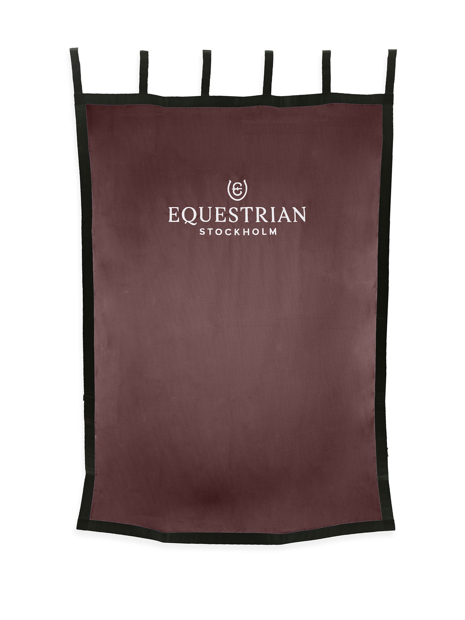 Stable Curtain Deep Mahogany