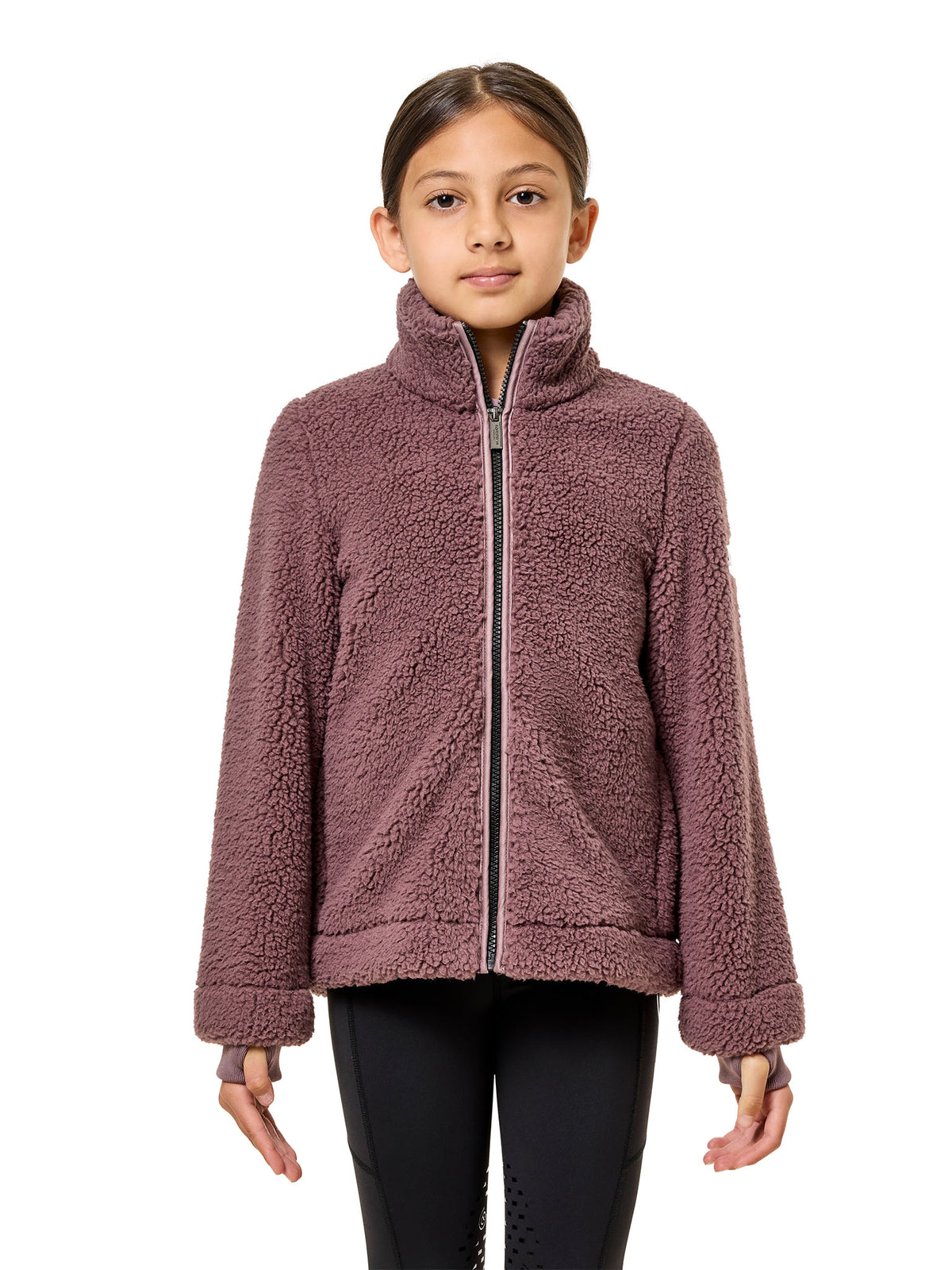 Teddy Fleece Jacket Young Rider Blush