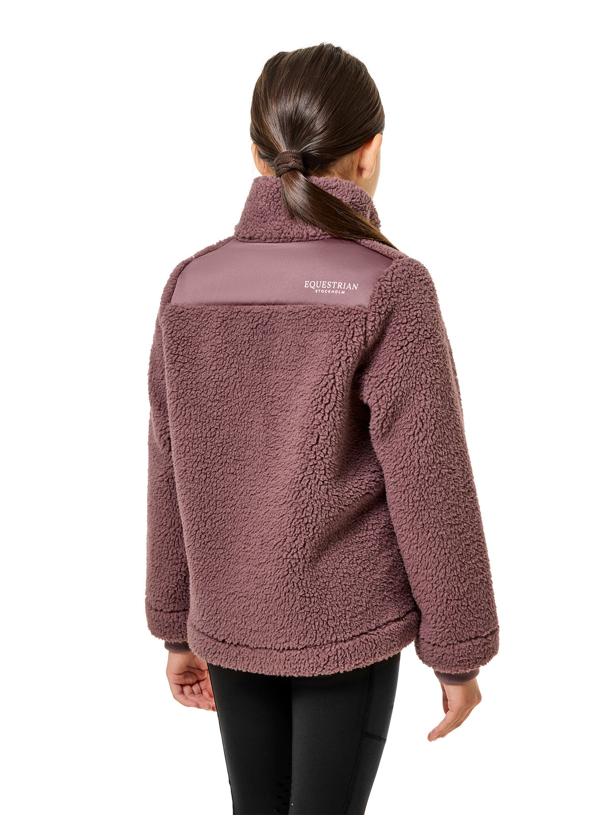 Teddy Fleece Jacket Young Rider Blush
