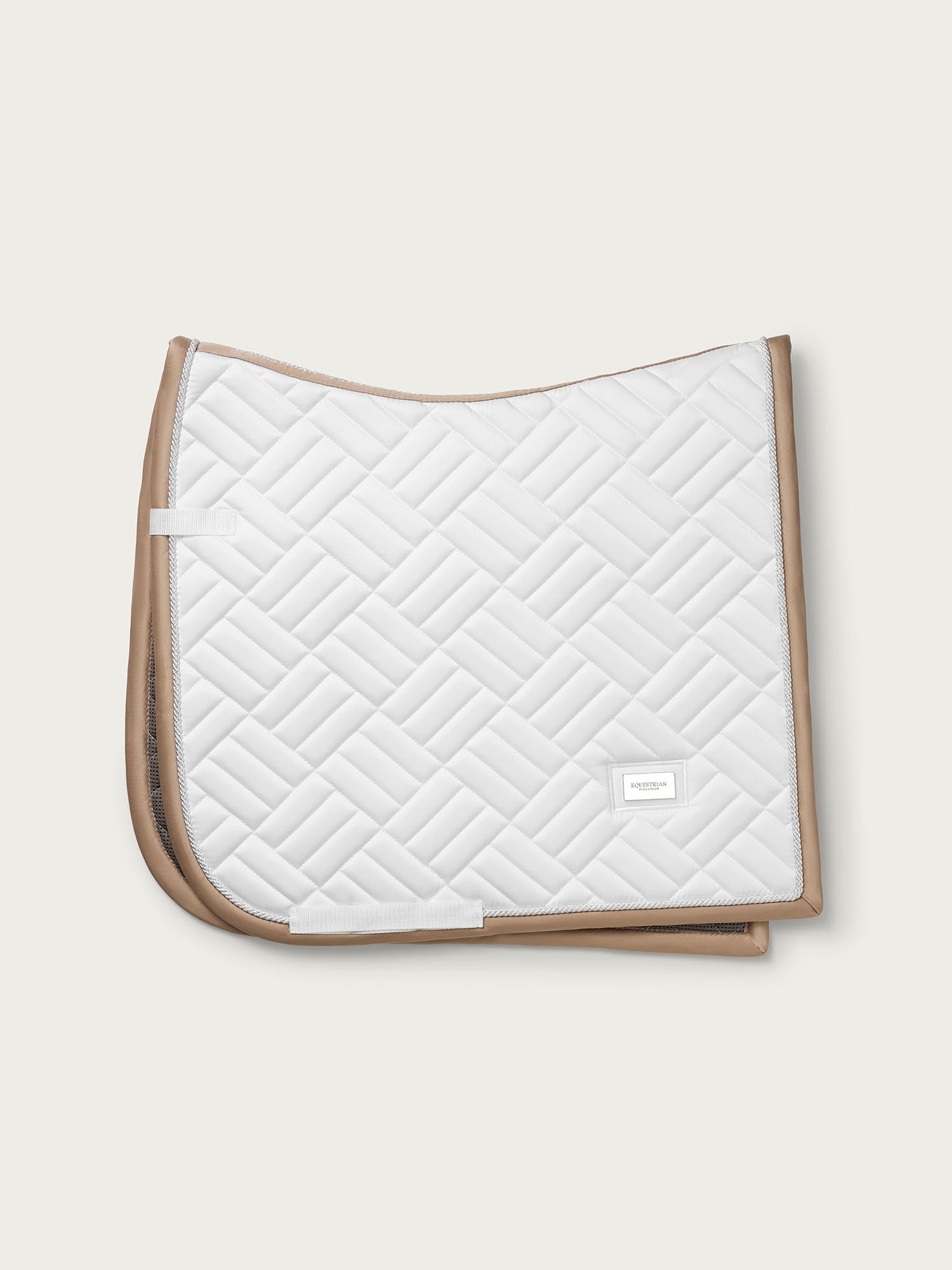 Dressage Saddle Pad Modern White Sand