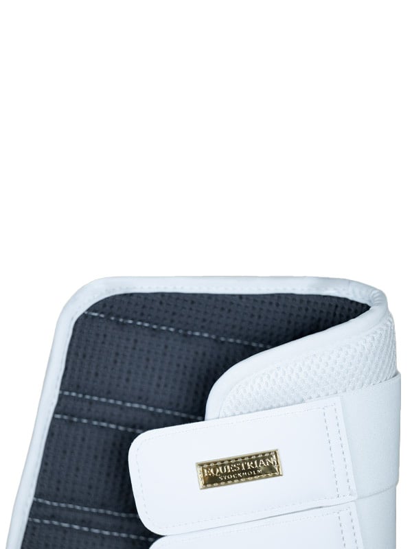 Mesh Benskydd White Gold