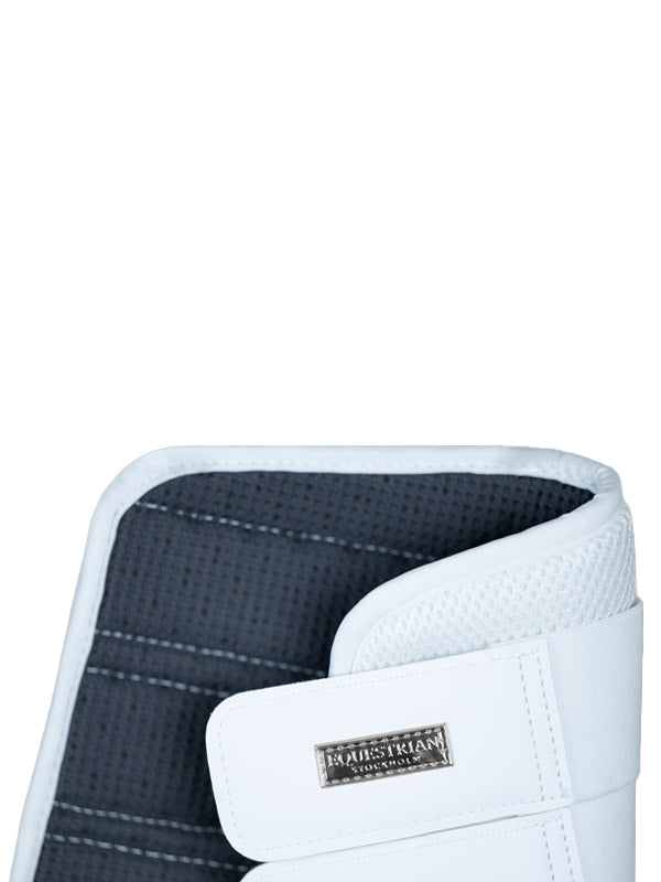 Mesh Gamaschen White Silver