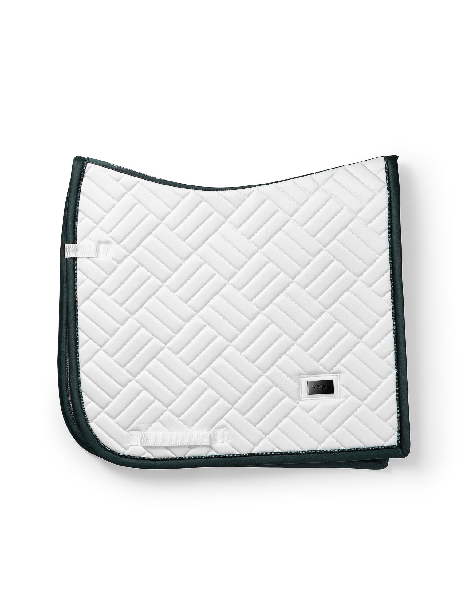 Dressage Saddle Pad Modern White Dramatic Monday