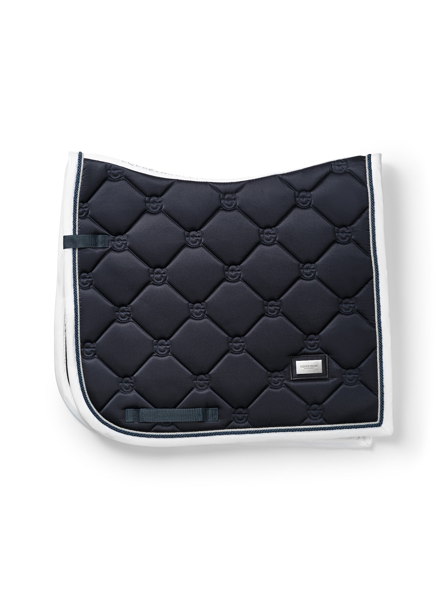 Dressage Saddle Pad Midnight White Edge