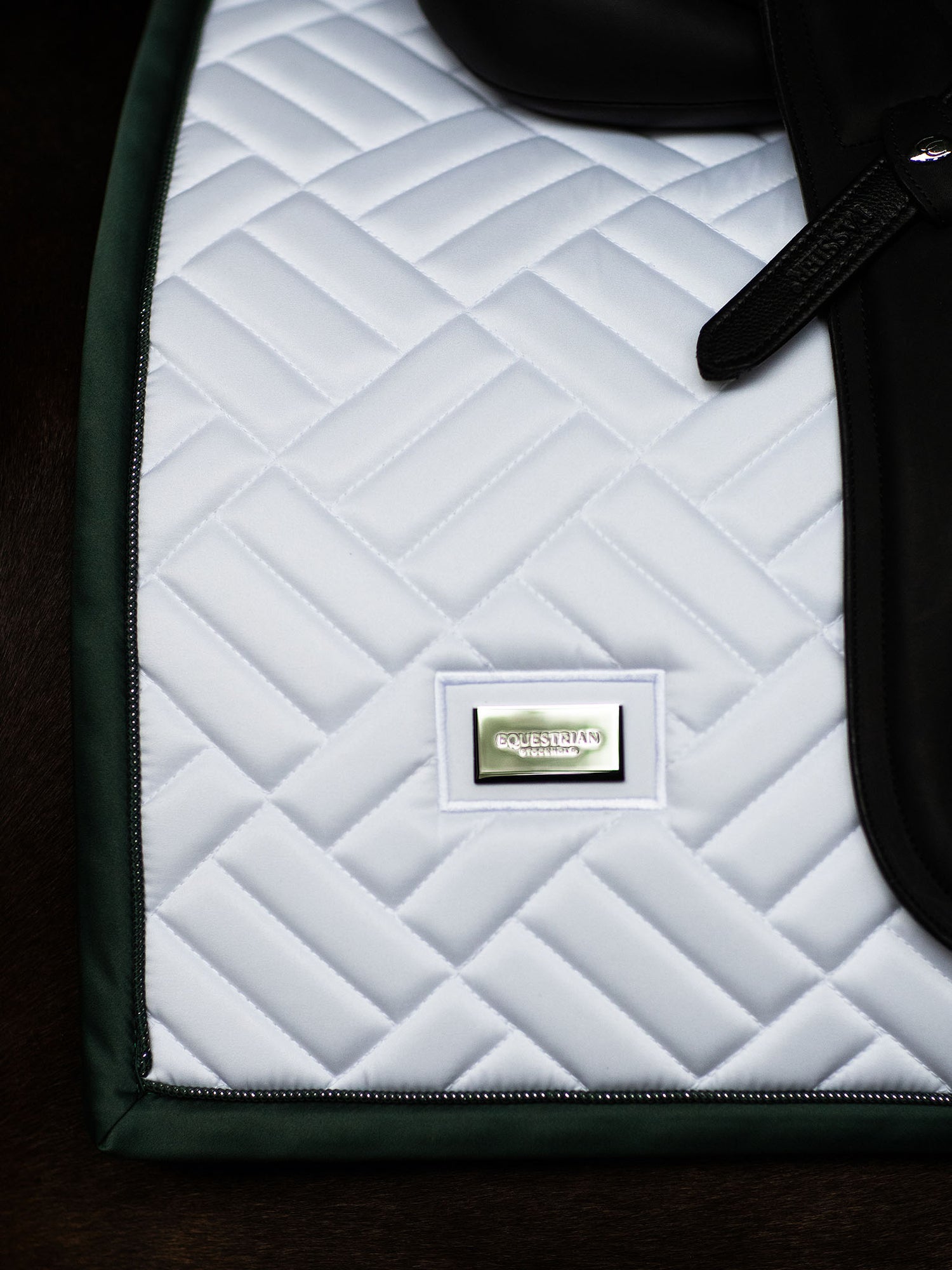 Tapis de Dressage Modern White Sycamore Green