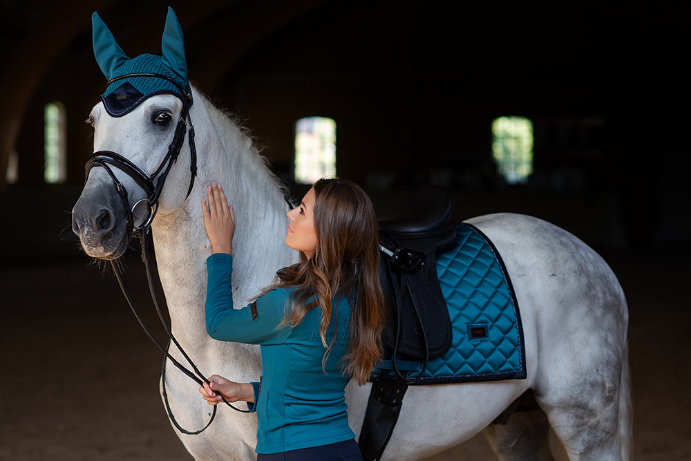 Dressuur Zadeldekje Aurora Blues