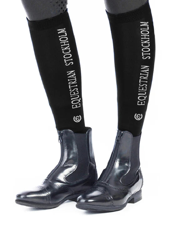 Riding Socks Bamboo Blend Young Rider Black Edition