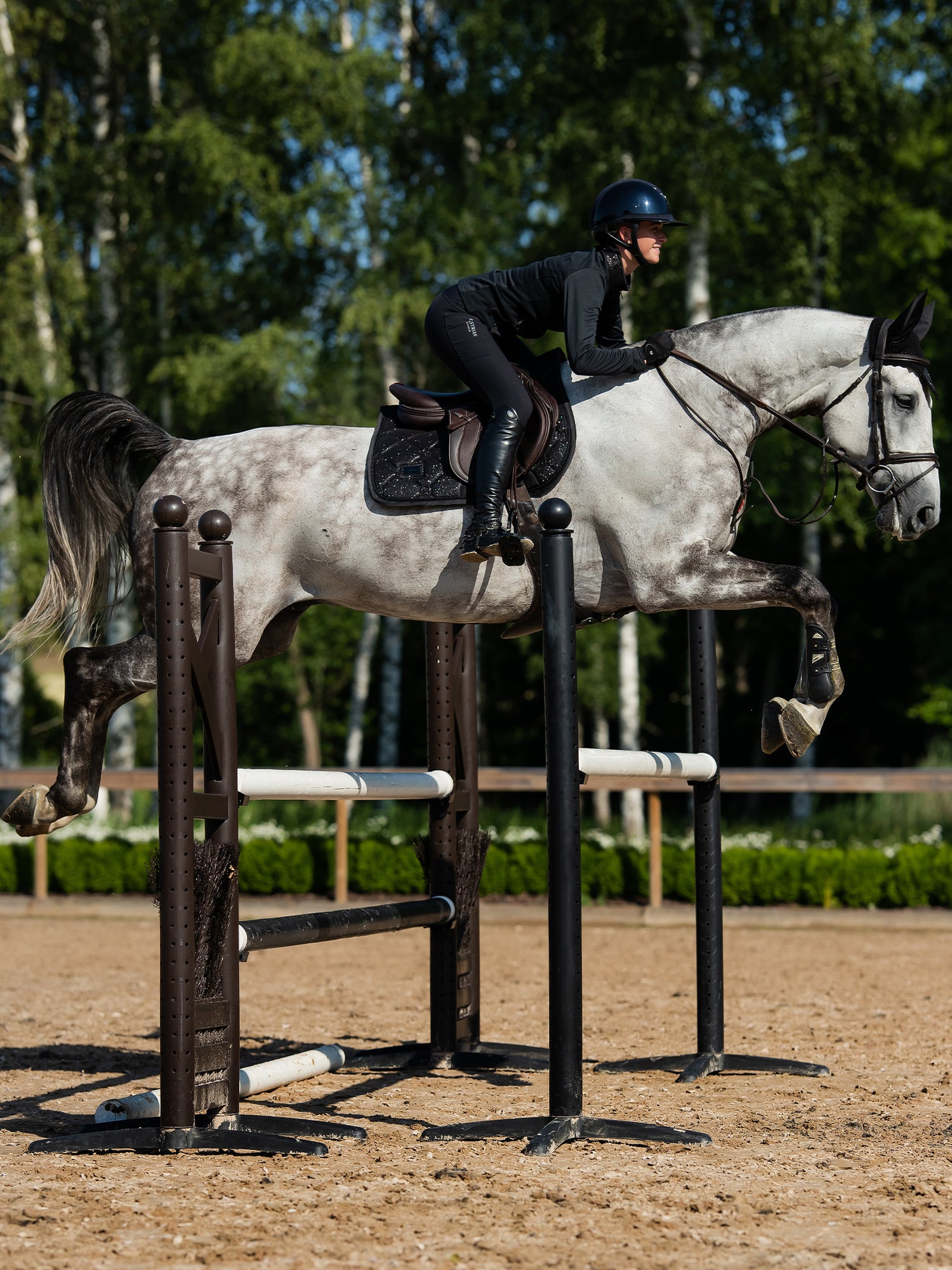 Springschabracke All Black Glimmer