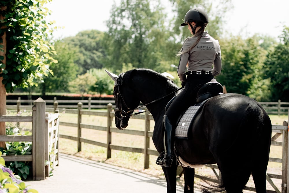 Dressage Saddle Pad Performance Blue Ash