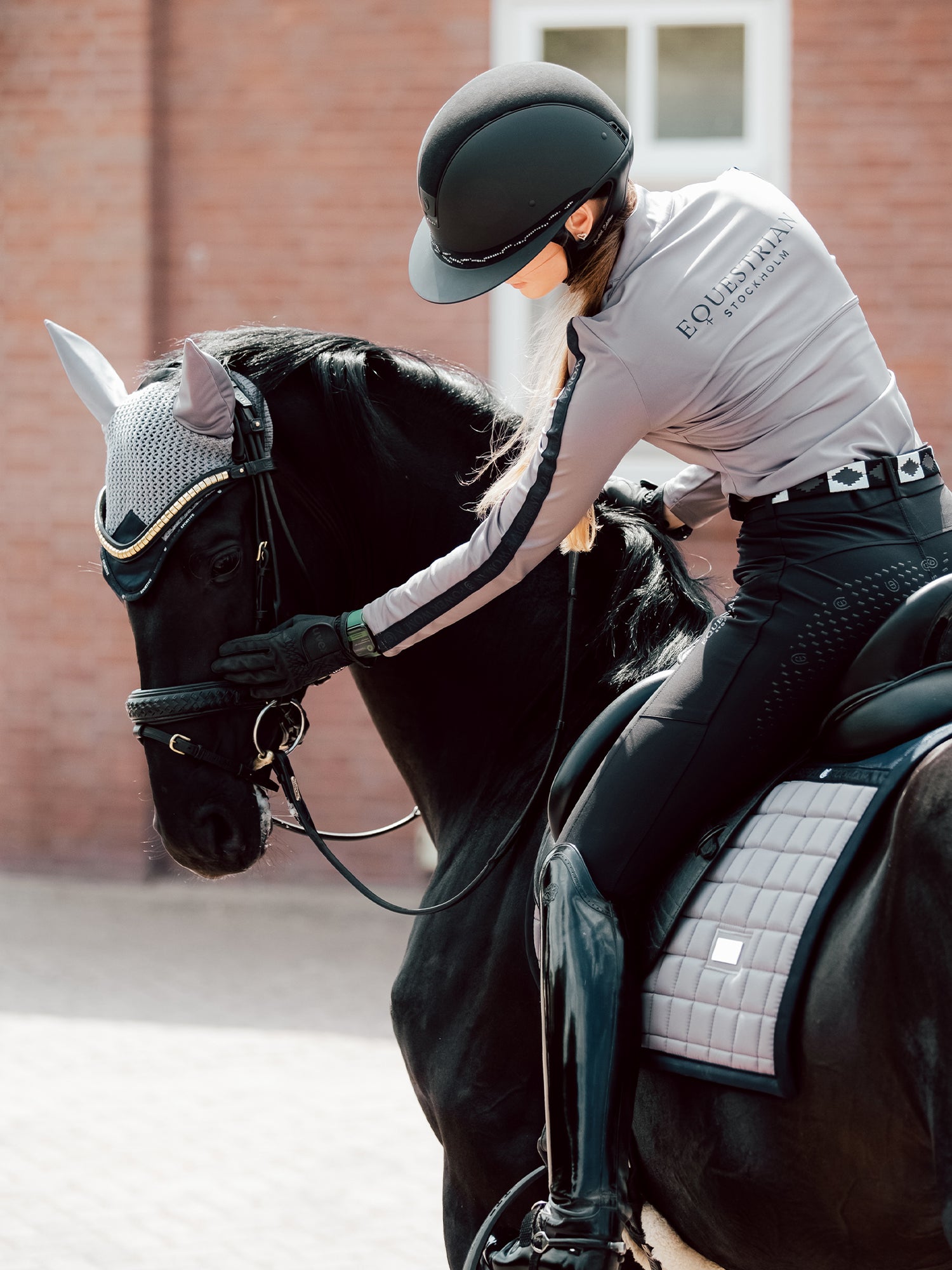 Dressyrschabrak Performance Blue Ash