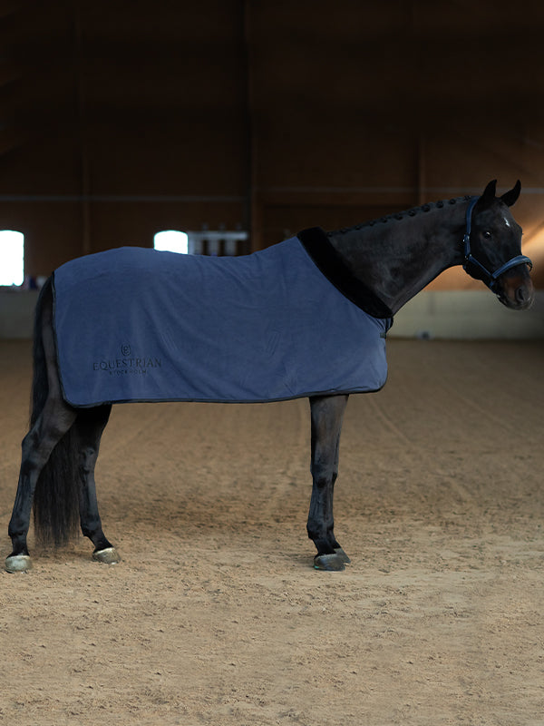 Fleece Blanket Fur Dark Venice