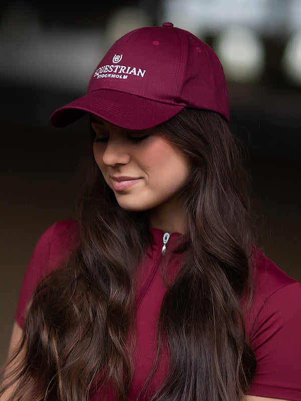 Cap Bordeaux Silver Cotton