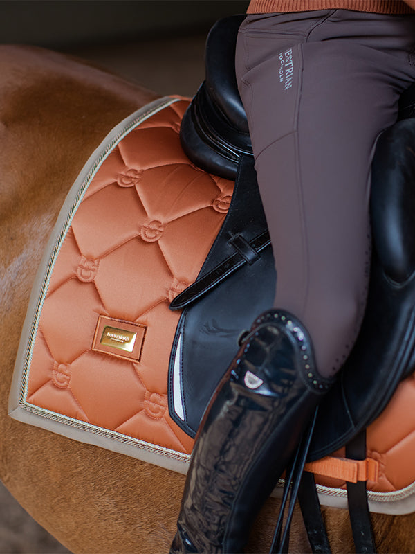 Dressage Saddle Pad Bronze Gold