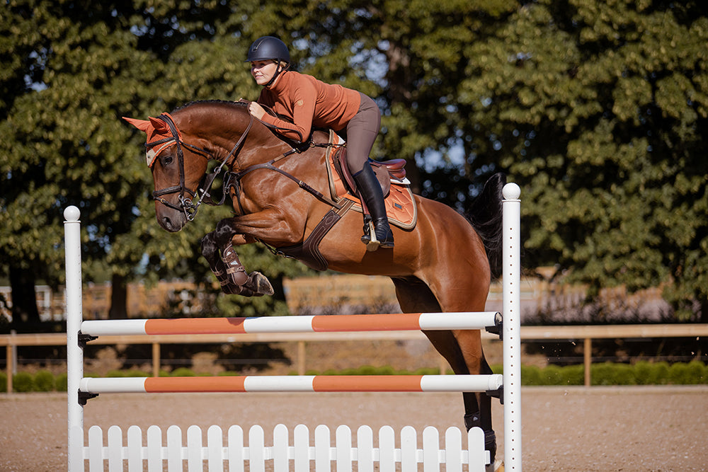 Jump Saddle Pad Bronze Gold