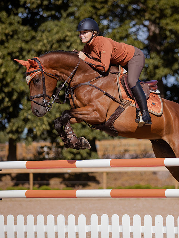 Jump Saddle Pad Bronze Gold
