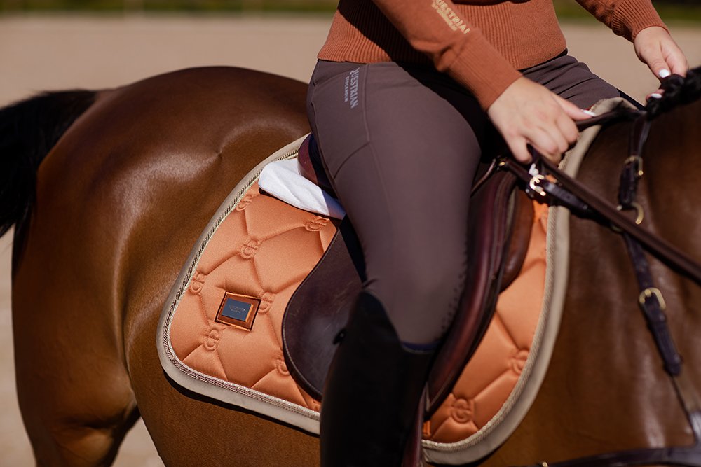 Jump Saddle Pad Bronze Gold