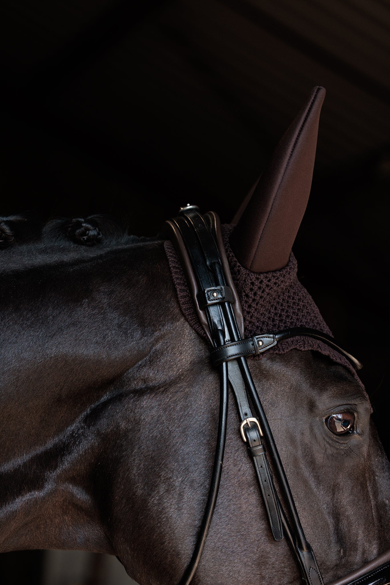 Soundless Ear Bonnet Clean Brown