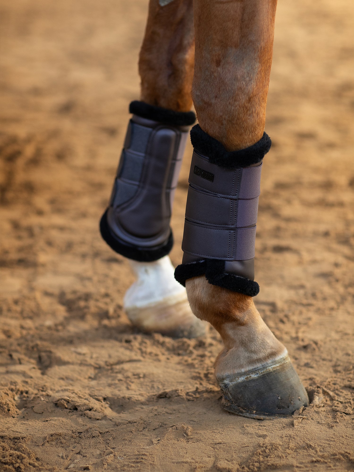 Brushing Boots Dark Violet